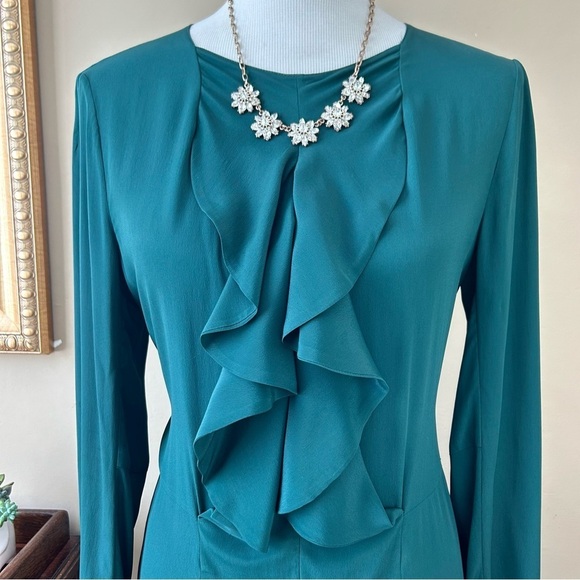 Marni Green Long Sleeve Dress - Picture 6 of 11